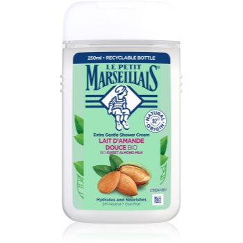 Le Petit Marseillais Sweet Almond Milk BIO gel cremos pentru dus - imagine 2